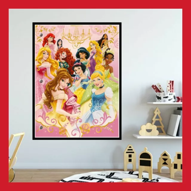 Affiche Toile Poster Photo Figurine Princesse Disney Jouet Chambre Enfant Deco