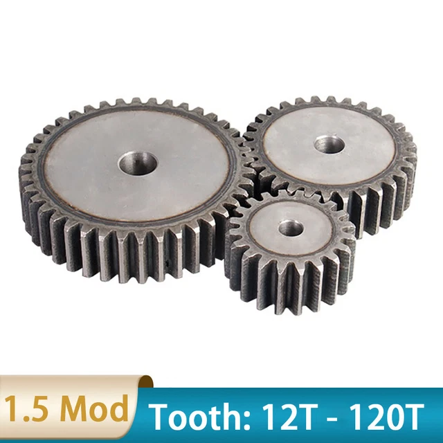 Engrenage Droit Mod 0.5 - 20/40 Dents, Alésages 5/6/6.35/8/10mm - Neuf Pour Transmission
