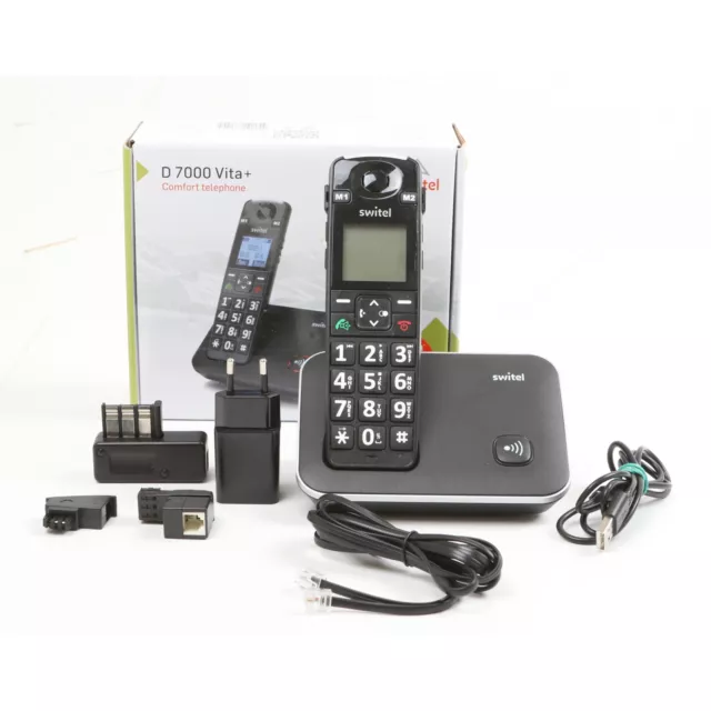 Switel D7000 Vita + sans Fil Téléphone Senior Dect + Défectueux (261701)