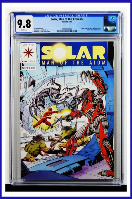 Solar Man Of The Atom #6 CGC Graded 9.8 Valiant February 1992 Comic Book
