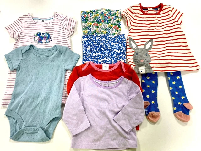 MINI BODEN Baby Girls' Bundle 0-3 Months Tops Leggings Dress Rompers NEW SAMPLES
