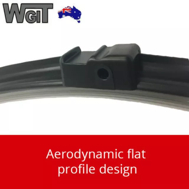 Windscreen Wiper Blades For FORD Focus 2006-11 (LS LT LV) - Aero Design (PAIR) 2