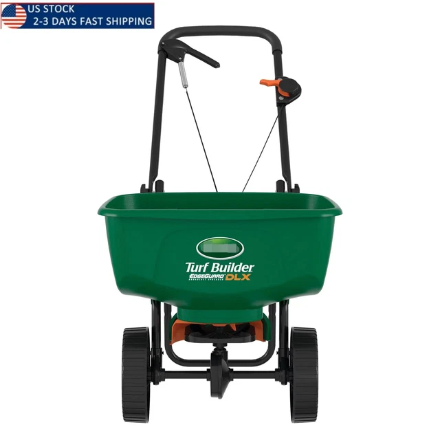 Turf Builder EdgeGuard DLX Broadcast Spreader - 15,000 sq. ft.