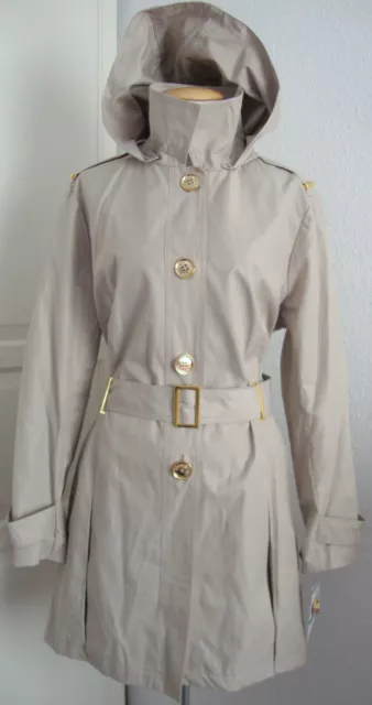 MICHAEL KORS Trenchcoat Mantel Jacke Parka Damen mit Kapuze Gr.42 NEU mit ETIKET 3