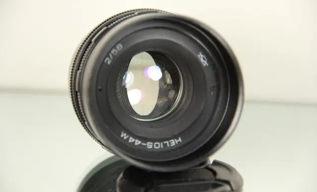 Anamorphic Helios 44m 58mm f2 Lens M42 Cine mod lens BOKEH + Adapter Sony E Nex