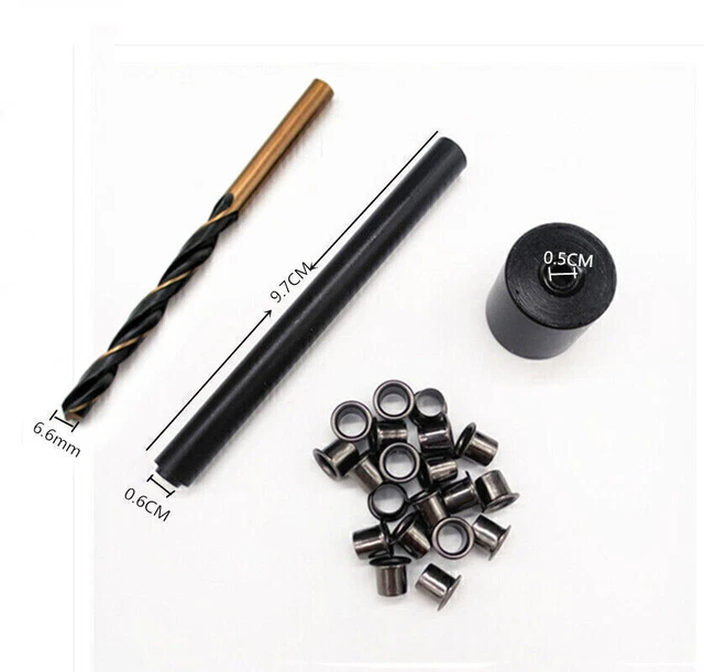 INSTALLATION TOOLS 60PCS DIY Rivets Kydex Holster with Black Brass