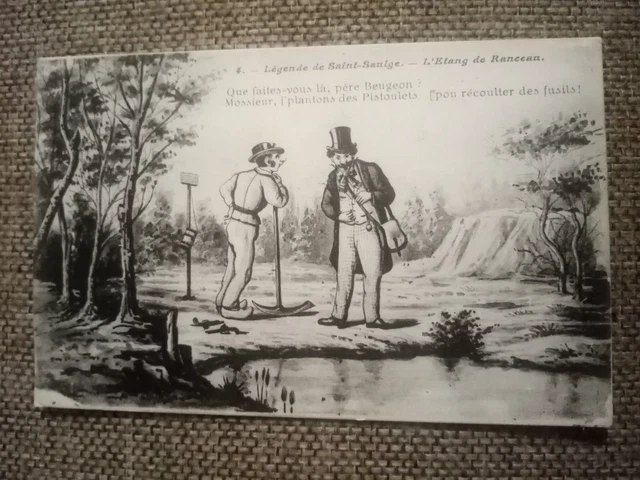 Cpa La Légende De Saint Saulge L Étang De Ranceau
