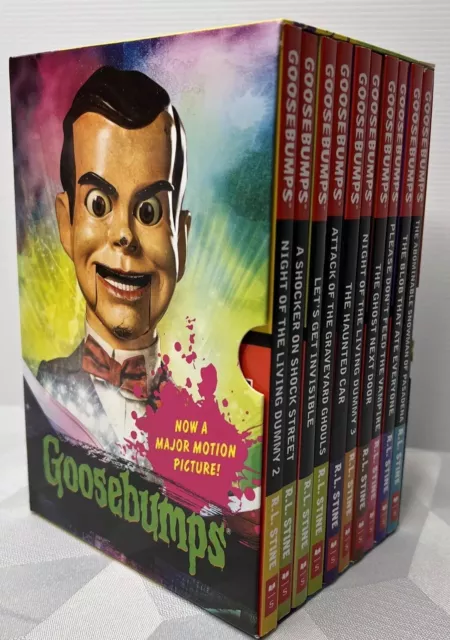 Goosebumps Box Set 10 Books By R L Stine -  Youth Fiction Paperback Scholastic