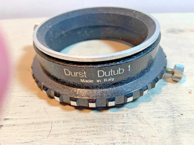 Tubo de placa de lente vintage Durst Dutub 1