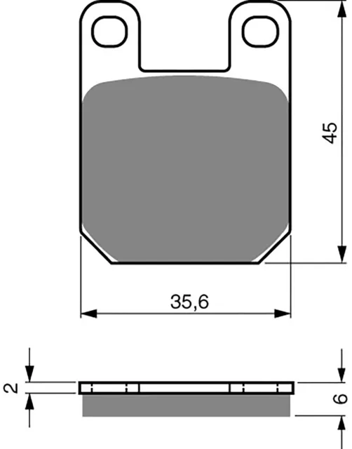 Peugeot Speedfight 2 (50cc) (A/C) (Rear Drum Brake) 2001 ( CC) - Brake Disc Pads