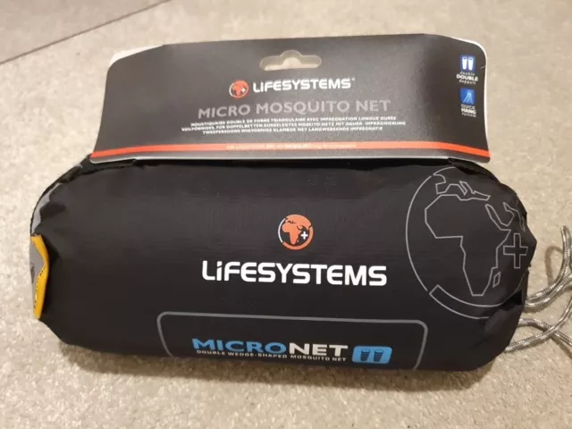 Lifesystems Micro Moskitonetz - doppeltes schnelles Aufhängen - EX8 abweisende Formel