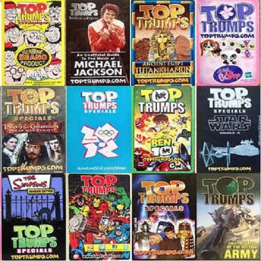 Top Trumps Single Card Pop Stars Music Buffs Card Game Various Singers (FB3)