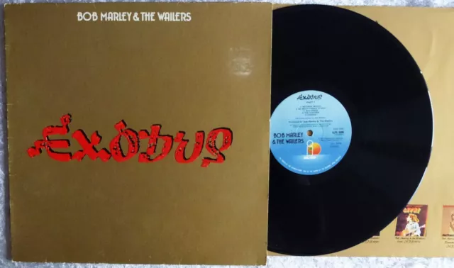 Rare~Embossed~Bob Marley & Wailers~Exodus~A2/B3~1977 Island Uk Lp~Reggae Roots