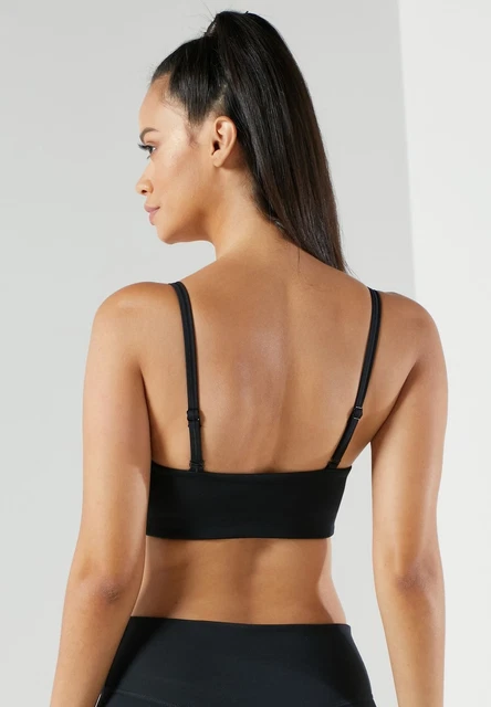 Nike DC5553 010 Indy Bra Swoosh Top Reggiseno Imbottito Nero 3