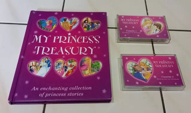 2004 My Princess Treasury Book and 2 Cassette Tapes
