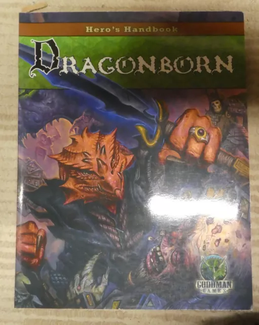 Heroes Handbook Dungeons Dragons D&D Dragonborn roleplaying 4th edition