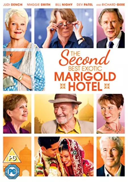 The Second Best Exotic Marigold Hotel DVD Comedy (2015) Judi Dench Amazing Value