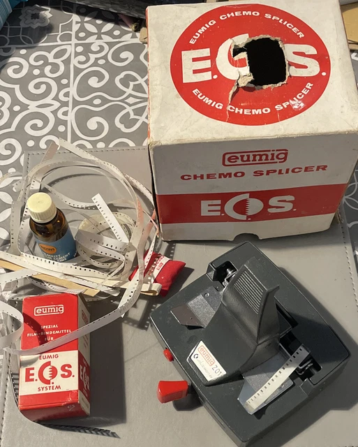 Empalme de quimioterapia Eumig Super 8 editor de películas Z01 vintage
