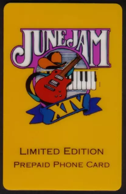 10u June Jam 14 (June 10, 1995) Coca-Cola Coke Logo On Reverse Phone Card