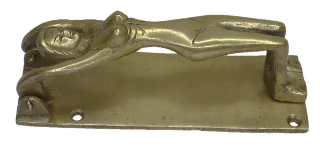 Yoga Lady Shape Victorian Antique Style Handmade Brass Door Knocker Home Décor