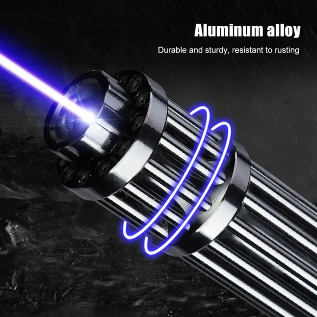 High Power 450nm 1MW Blue Laser Pointer Pen Visible Beam Light Laser Light 3