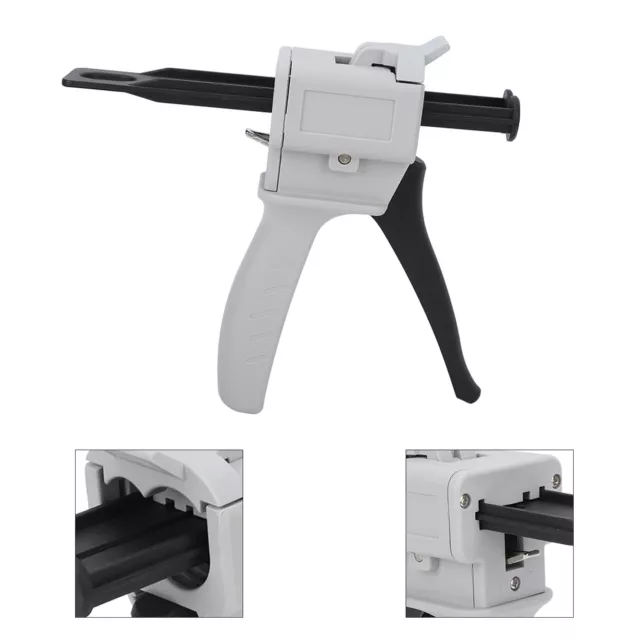Dental Injection Dispenser Adhesive Dispensing Mixer Manual Dual Cartridge A HPT