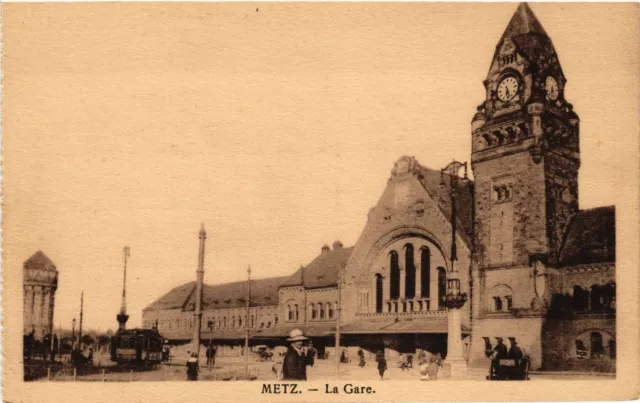 CPA AK METZ - La Gare (255246)
