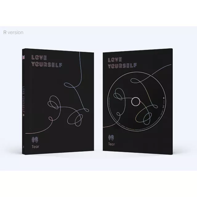 BTS LOVE YOURSELF 轉 Tear 3rd Album R Ver. CD+Book+Mini Book+Photocard+Etc