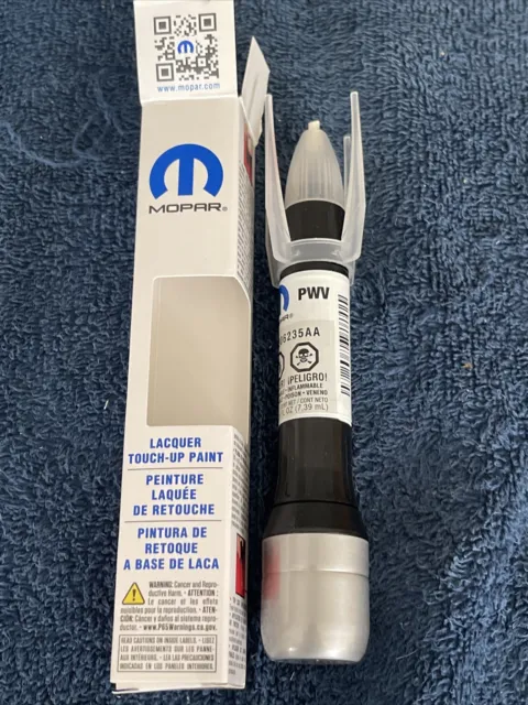 Mopar Touch-Up Touch Up Pen/Clear Coat~68306235Aa~Alpine White~Pwv~New