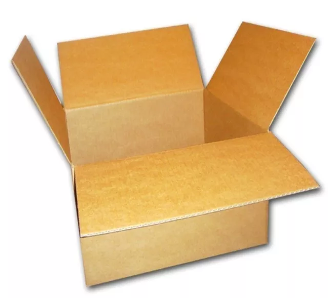 25 Cajas de Cartón 200x150x95 mm Caja Envío Plegable