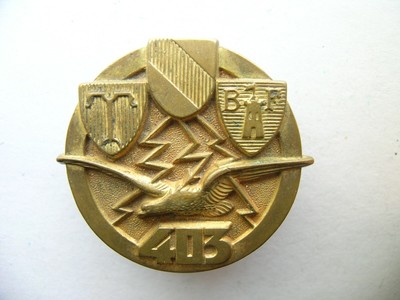 INSIGNE MILITAIRE 43°RÉGIMENT d'infanterie 1630 Arthus Bertrand EUR 5,00 - PicClick IT