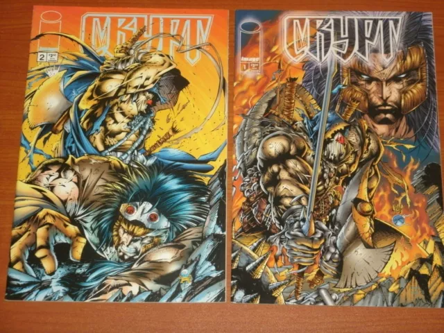 Image Comics:  Rob Liefeld Presents... CRYPT #1 - #2 1995  Prophet, Napton