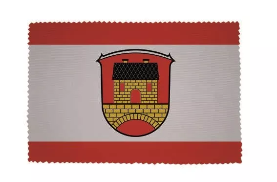 Glasreinigungstuch Brillenputztuch Fahne Flagge Einhausen (Hessen)