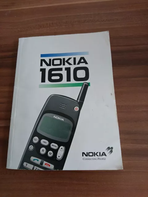 Guterhaltenes Nokia 1610 Handbuch/ Bedienungsanleitung