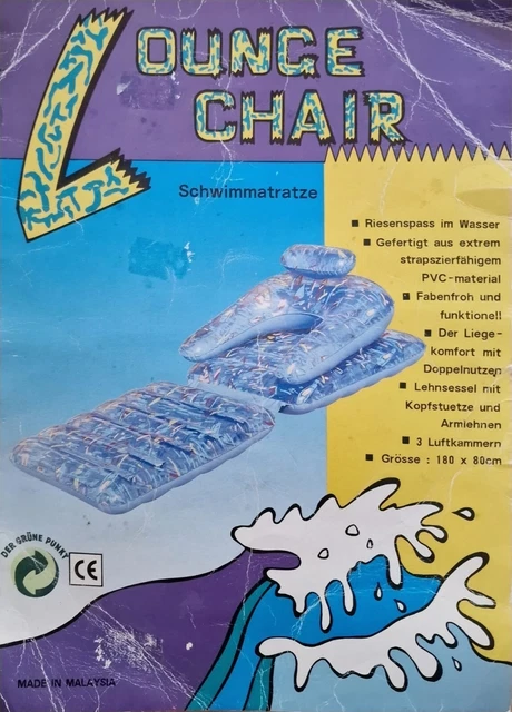 Aufblasbare Pool Lounge 4-in-1 - Luftmatratze Mit Cup Holder Für Bis Zu 150kg