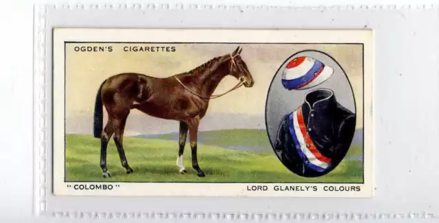 (Jg2939) OGDENS,PROMINENT RACEHORSES OF 1933,COLOMBO,1934,#5