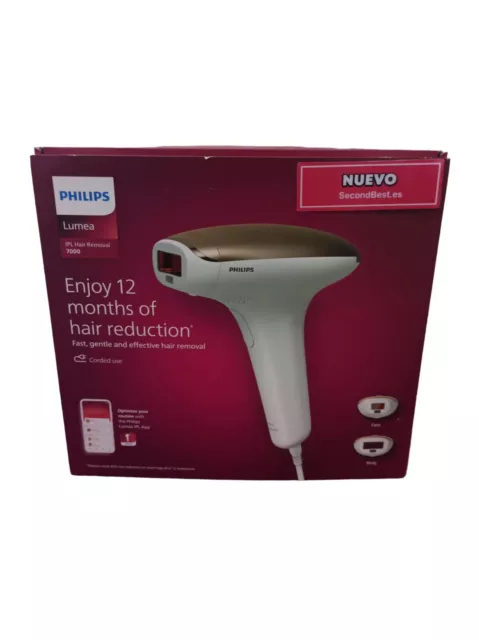 Philips Lumea IPL Series 7000 SC1997 Épilateur à lumière pulsée blanche...