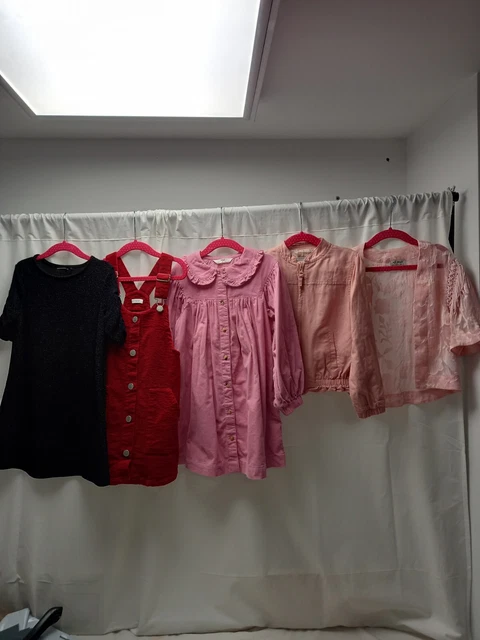 ❤️ 5 X Girls Clothes Bundle Dresses Jackets Age 5 To 6 Years Vgc