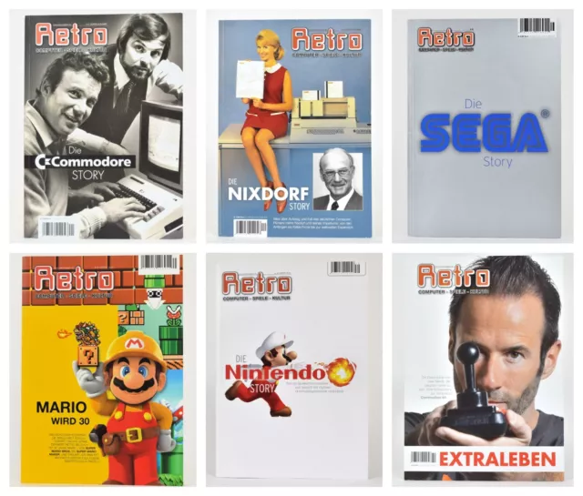 RETRO Zeitschrift - Magazin für Computer Videospiele Nintendo Sega Commodore C64