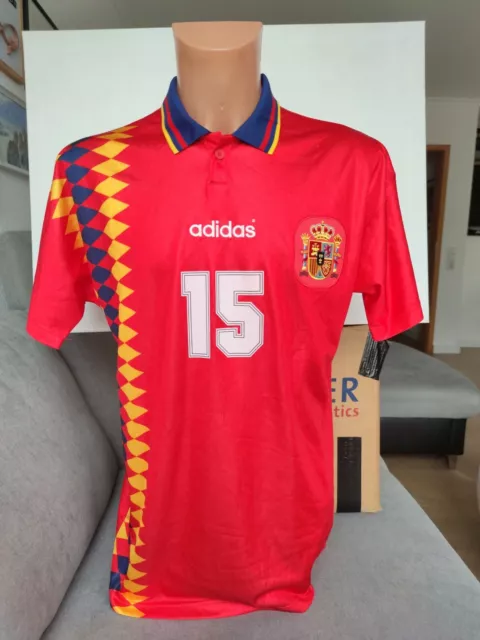 Spanien Spain Espana Trikot Retro 1994 adidas originals M Jersey Shirt Camiseta