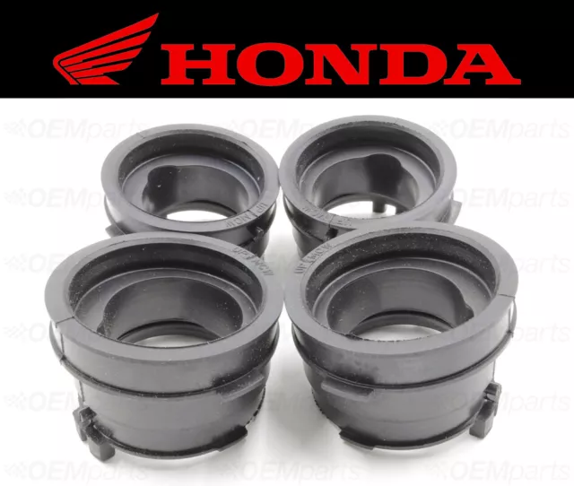 Set of (4) Honda Intake Manifold Carb Boots Set VFR800 VR800A VFR800F VFR800FD