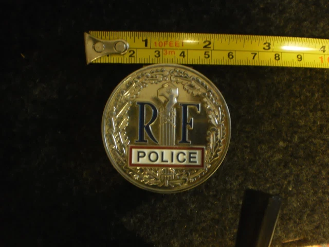plaque police argente ou dore pas cher