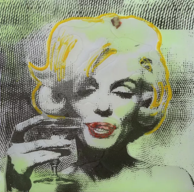 ROLANDO PELLINI Omaggio a Sofia Loren -  50x70x3,5 cm