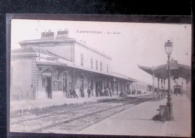 CPA CARPENTRAS la Gare