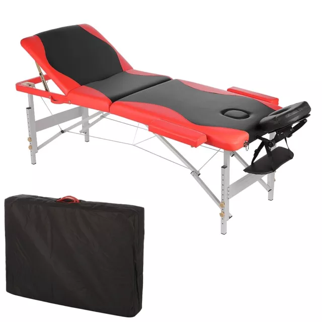 Massagebank Massagetisch Massageliege Kosmetikliege Tasche 3 Zonen klappbar