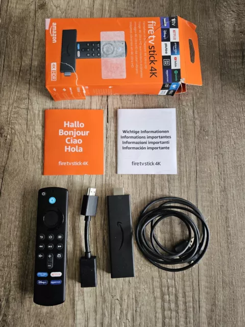 Amazon Fire TV Stick 4K mit Alexa-Sprachfernbedienung  WIE NEU