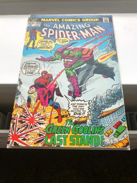 Mennen & Mark Jeweler Insert Amazing Spider-Man 122 (1973) Death of Green Goblin
