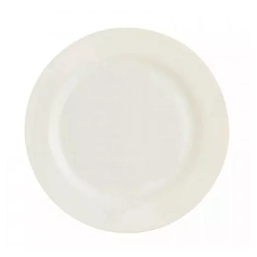 ~~SET of 6~ARCOROC ZENIX INTENSITY 9-1/2" BRUNCH PLATE~WHITE~MADE IN FRANCE~~