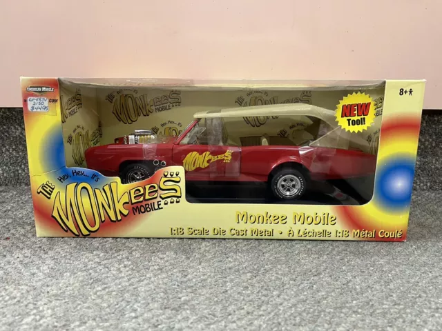 * Ertl 1/18Th Scale The Monkees Monkee Mobile Diecast *St