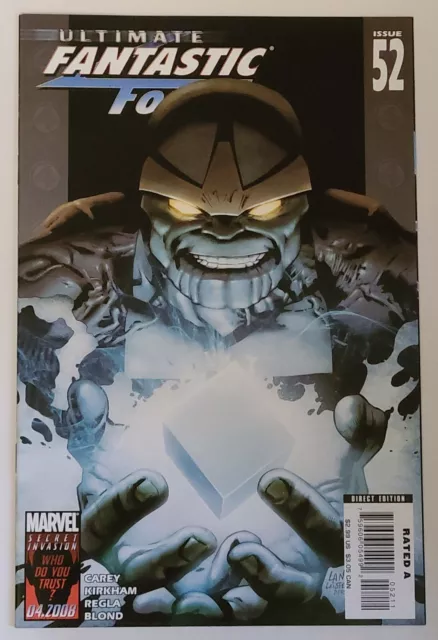 Ultimate Fantastic Four  #52 (Marvel 2008 Series)Nos Est~9.4+Nm Grade Mike Carey